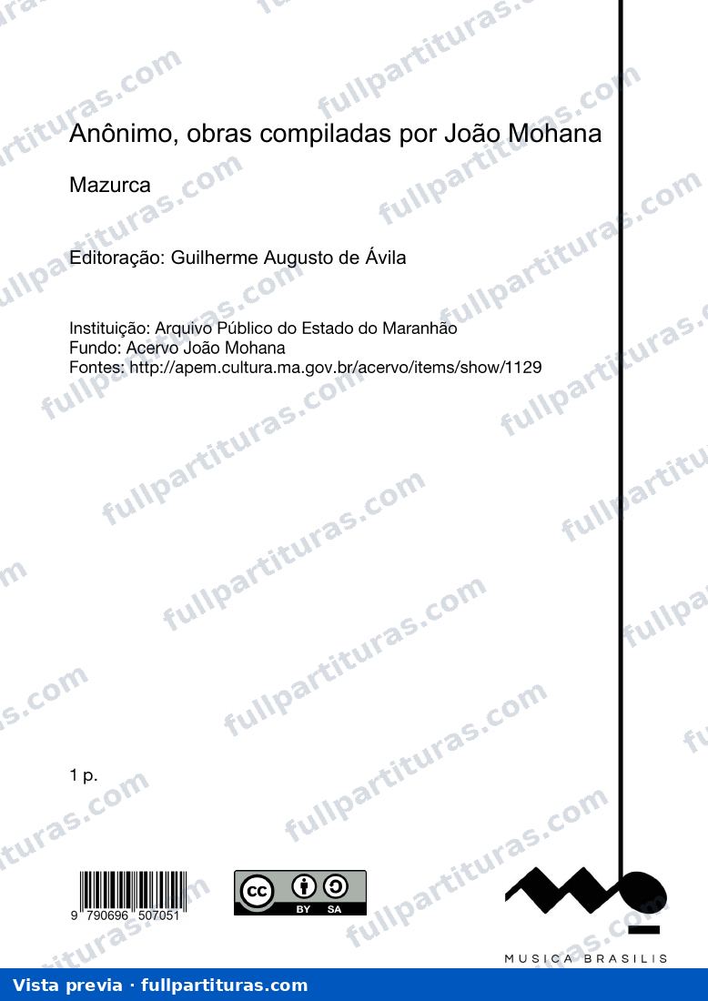 Mazurca, Anônimo — preview