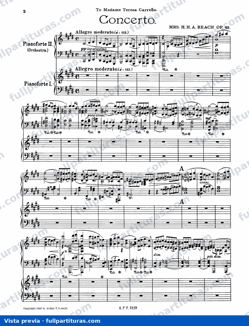 Piano Concerto, Op.45 — preview