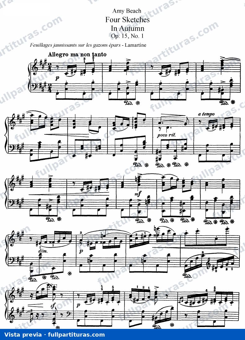 4 Sketches, Op.15 — preview