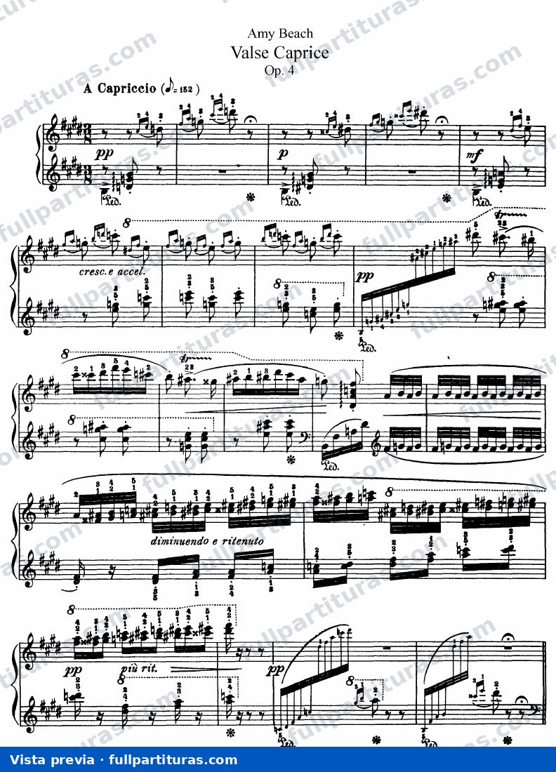 Valse-Caprice, Op.4 — preview