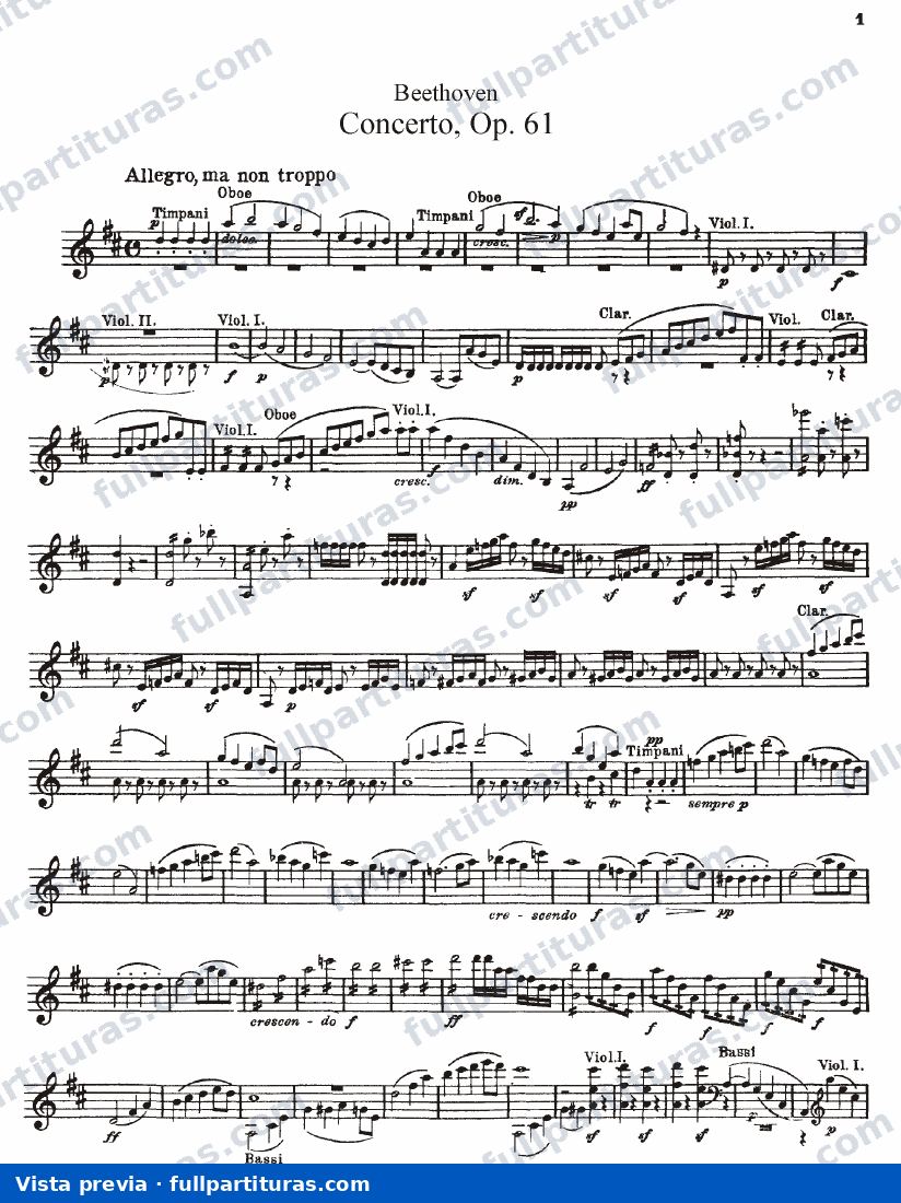 Parte del violín — preview