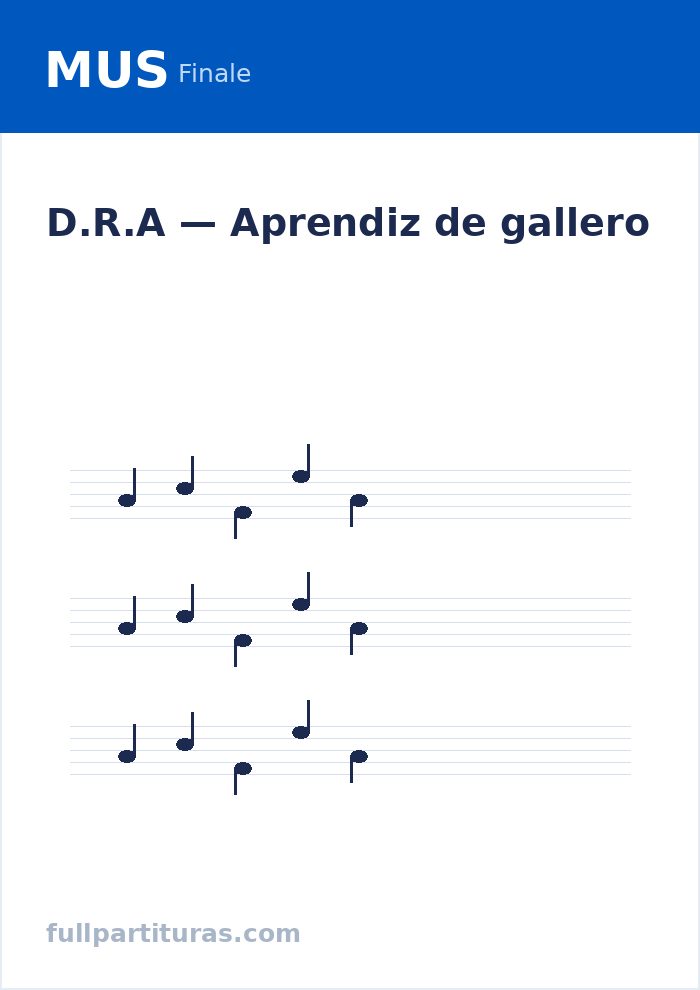 Aprendiz de gallero — Vorschau