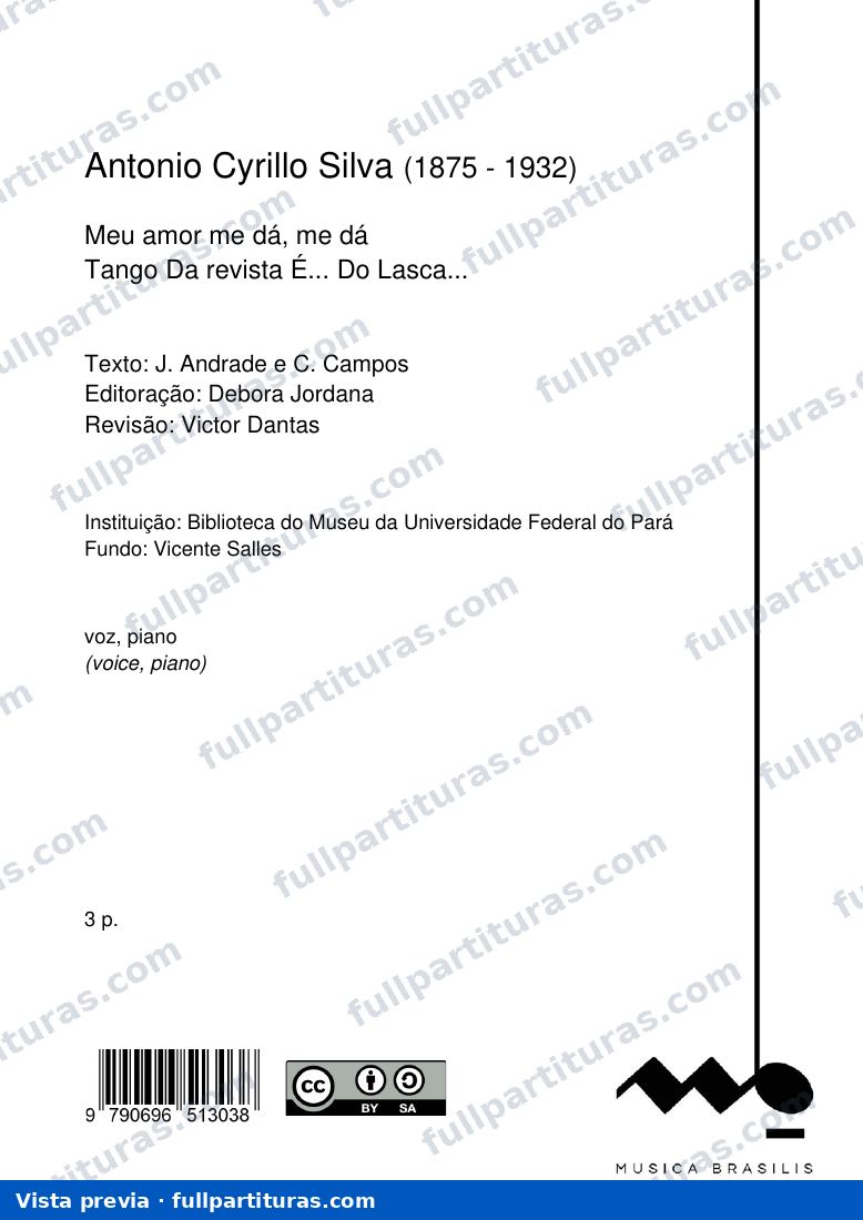 Meu amor me dá, me dá — preview