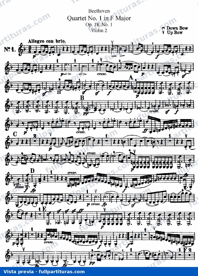 Cuartetos: Violín 2 — preview