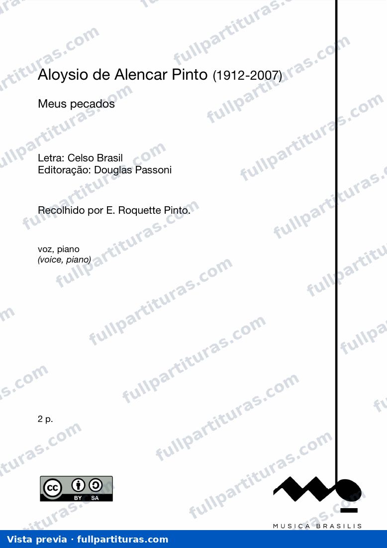 Meus pecados — preview