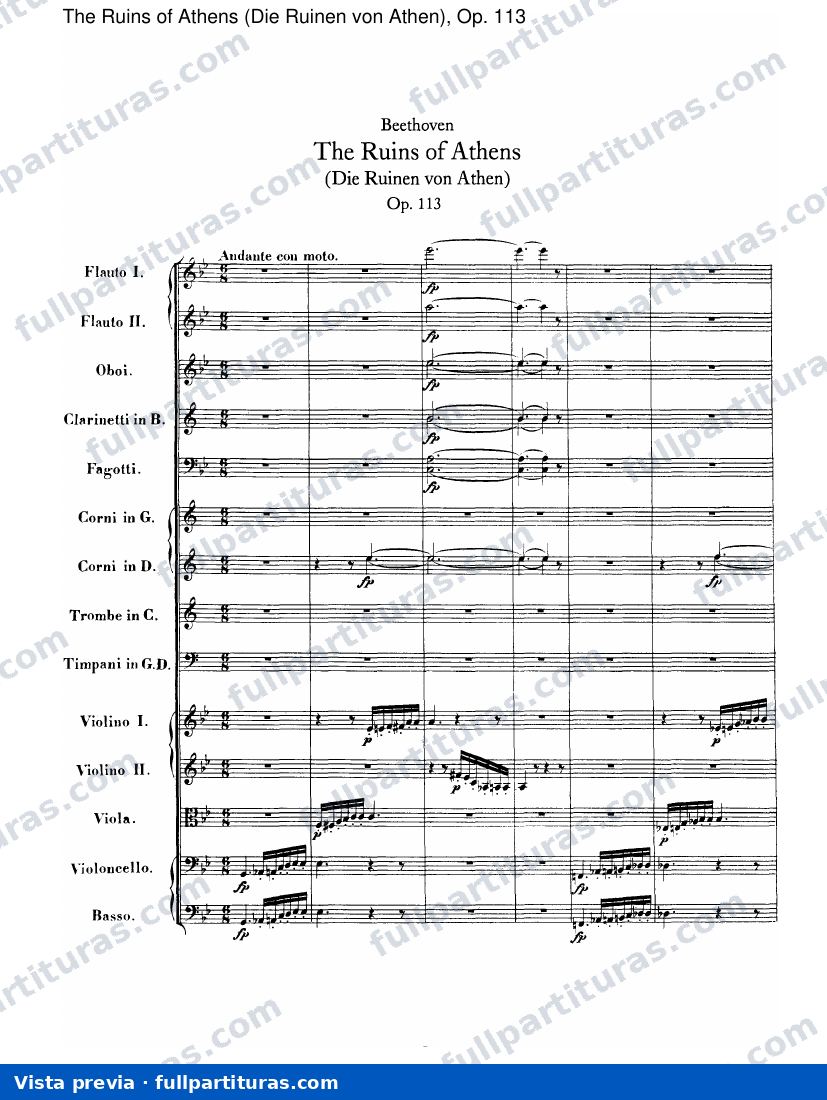 Las Ruinas de Atenas (Die Ruinen von Athen), Op. 113: Overtura — preview