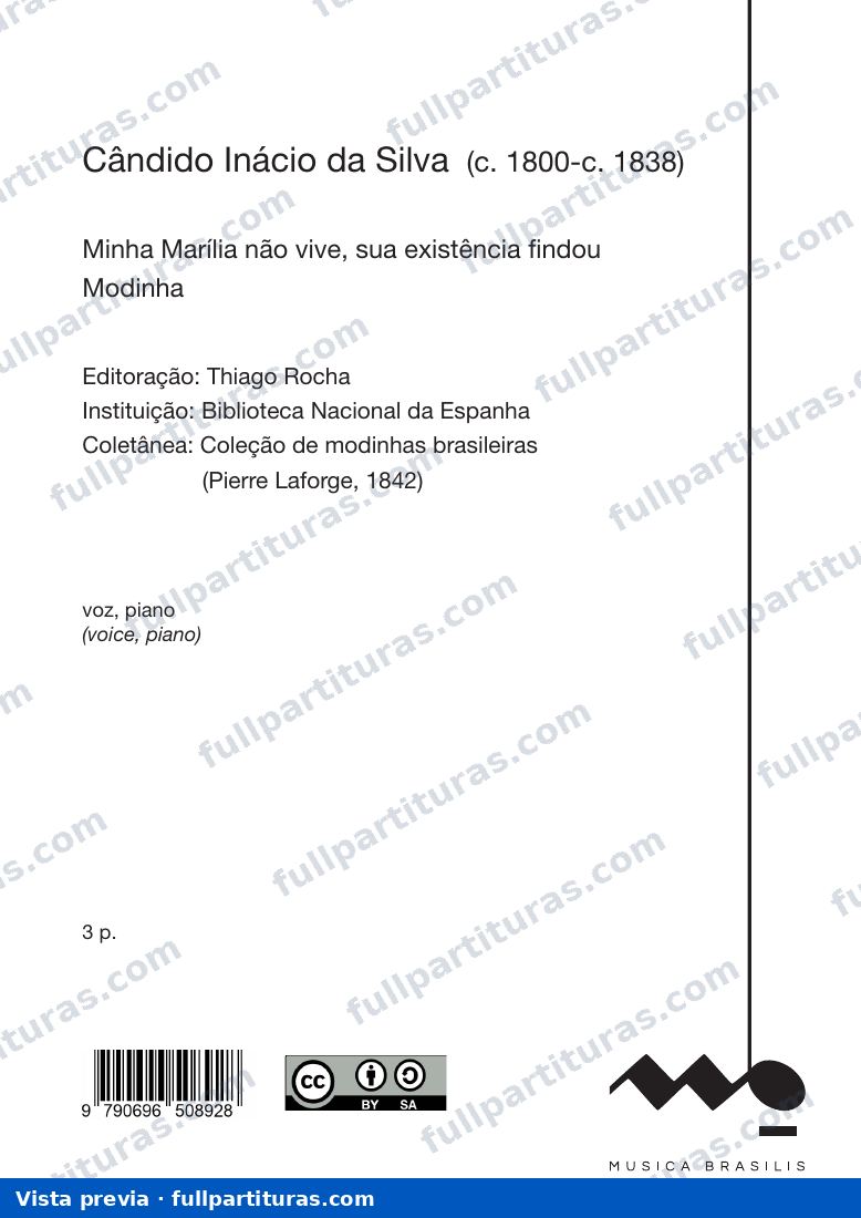 Minha Marília não vive, sua existência findou — preview