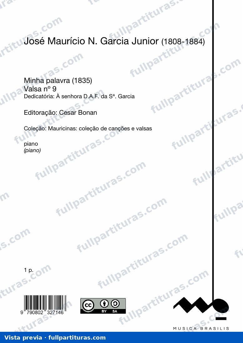 Minha palavra — preview