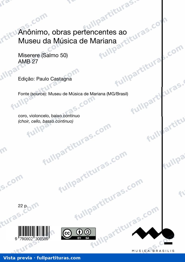 Miserere, Anônimo — preview