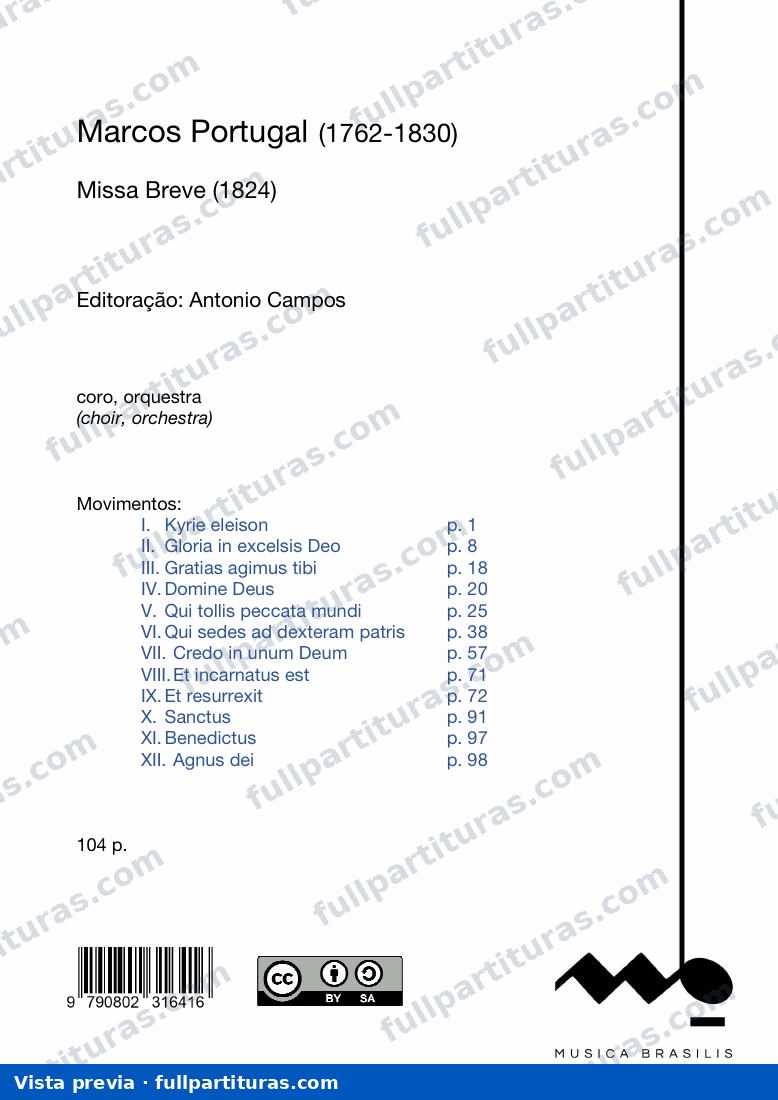 Missa breve — preview