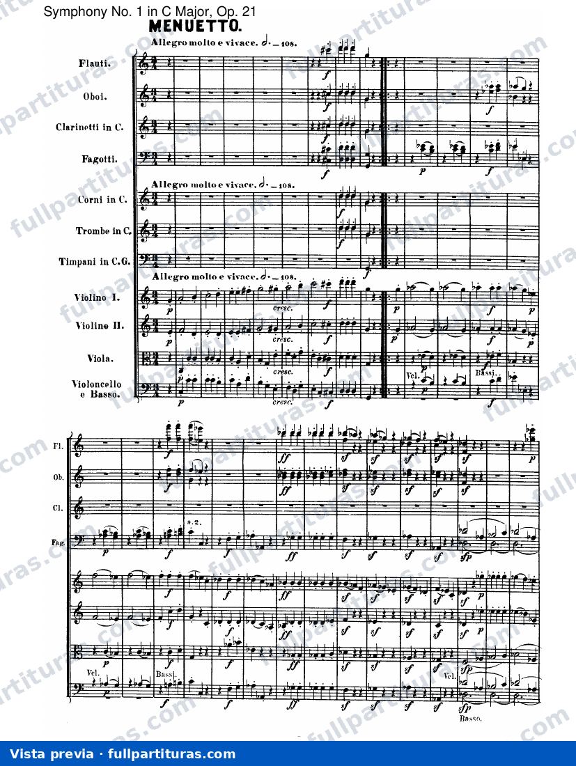 III. Menuetto-Trio, Allegro molto e vivace — preview