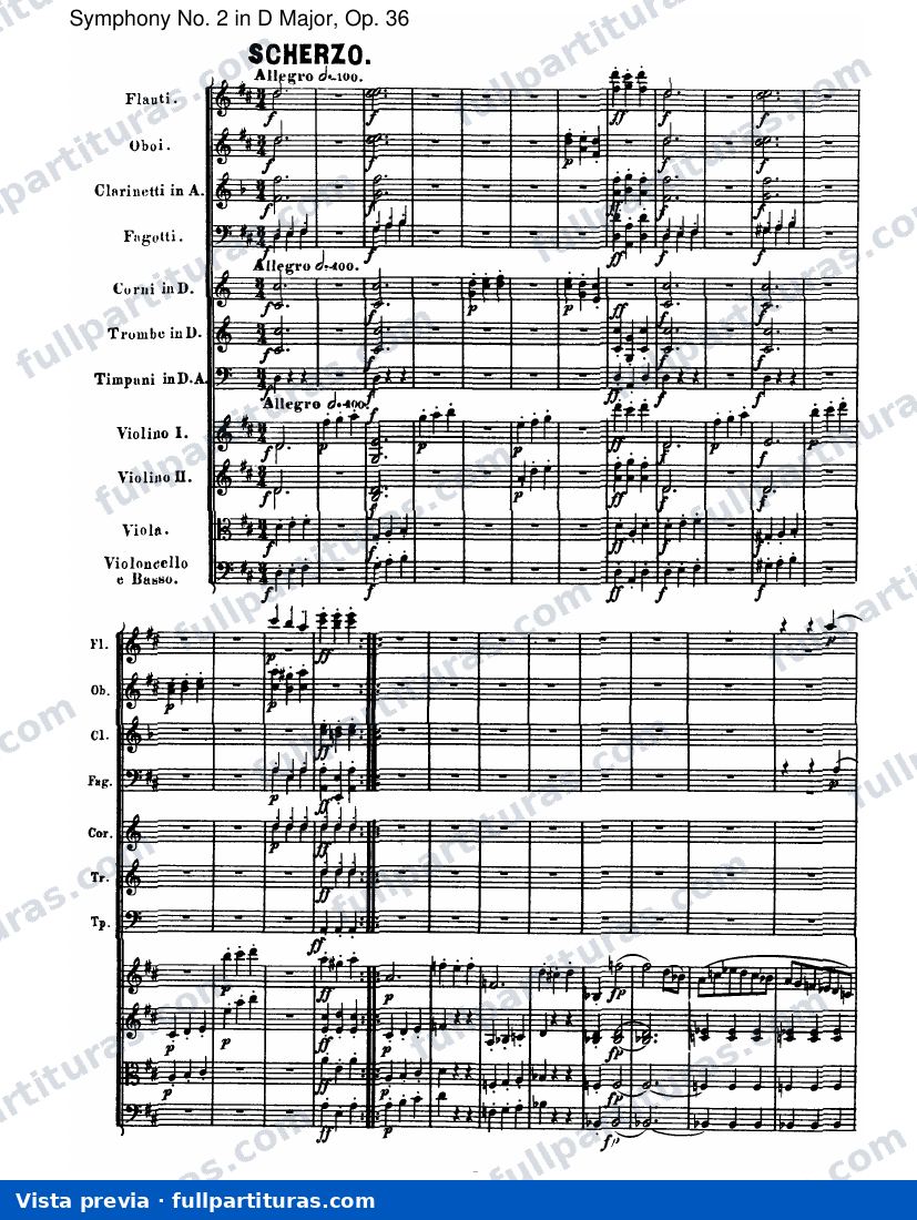 III. Scherzo, Allegro — preview
