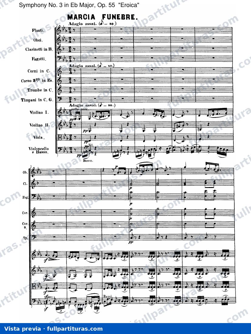 II. Marcia Funebre, Adagio assai — preview