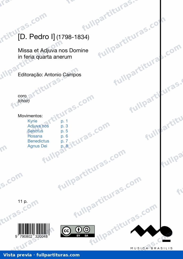 Missa et Adjuva nos Domine — preview