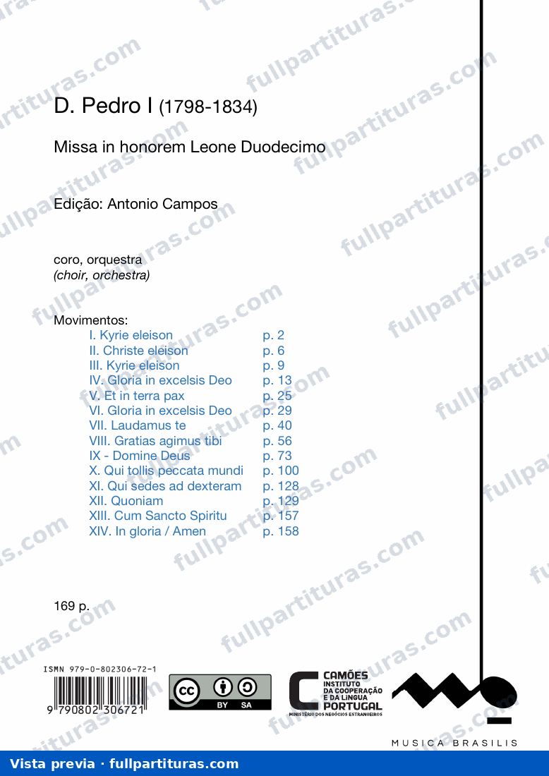 Missa in honorem Leone Duodecimo — preview