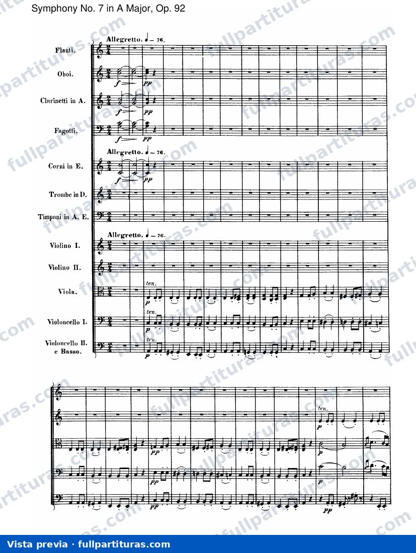 II. Allegretto — preview