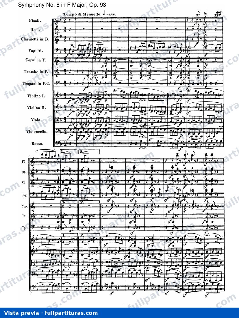 III. Tempo di menuetto — preview