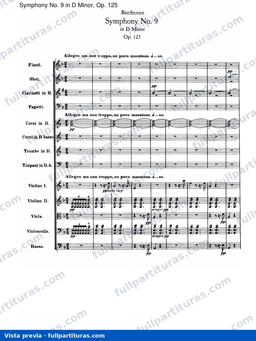 I. Allegro ma non troppo, un poco maestoso — preview