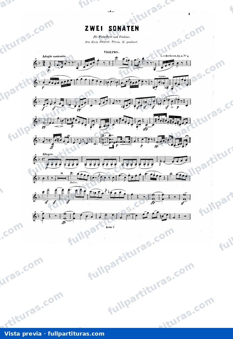 Partichella para violín (adapt.) — preview