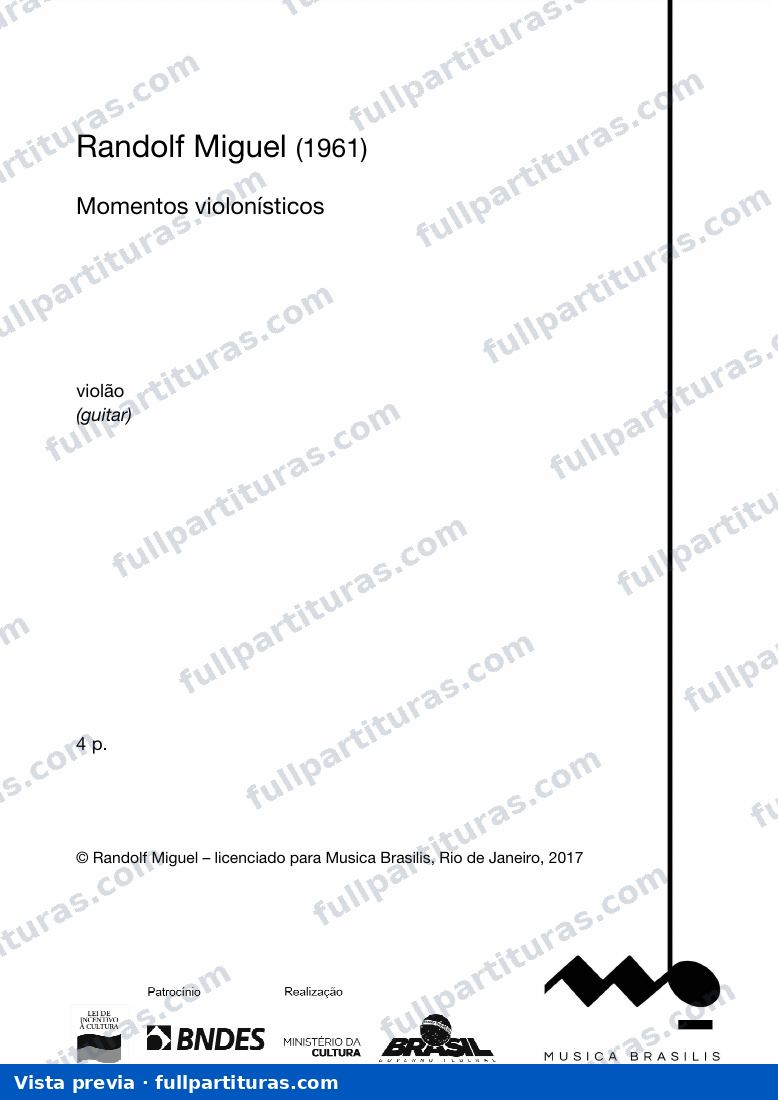 Momentos violonísticos — preview