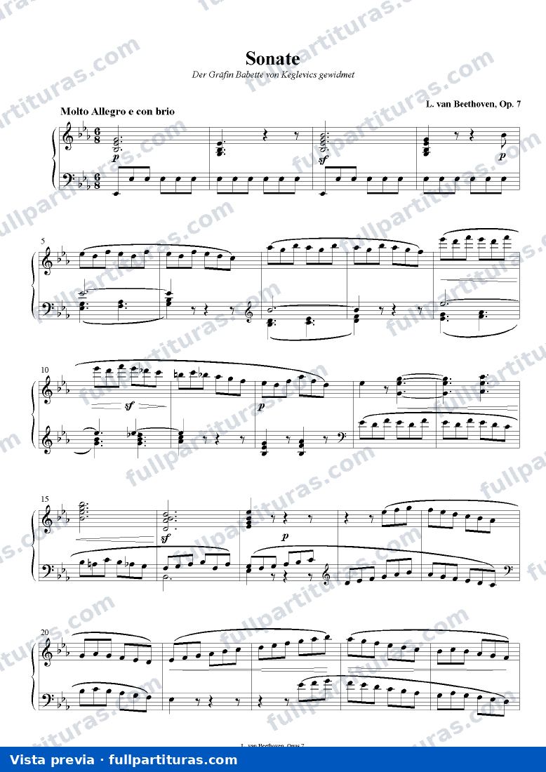 Sonatas para Piano: Op. 7 — preview