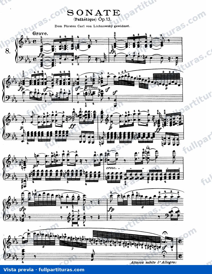 Op. 13 Patética — preview