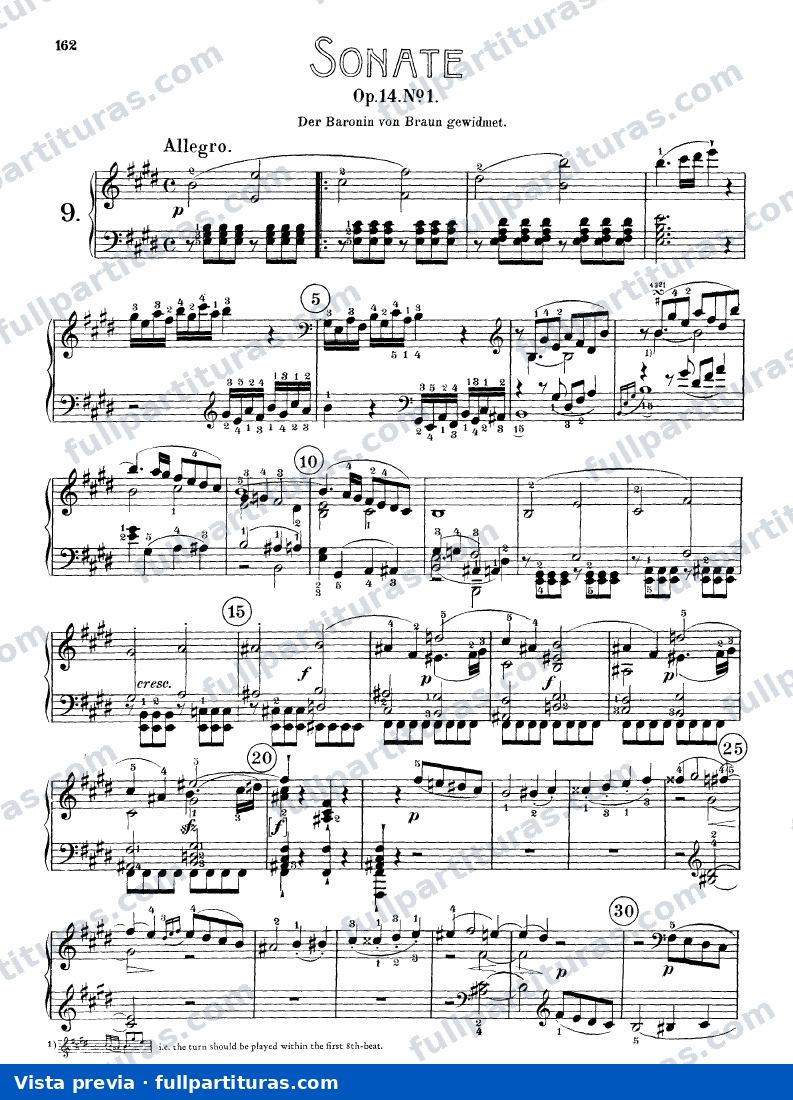 Op. 14, No. 1 — preview