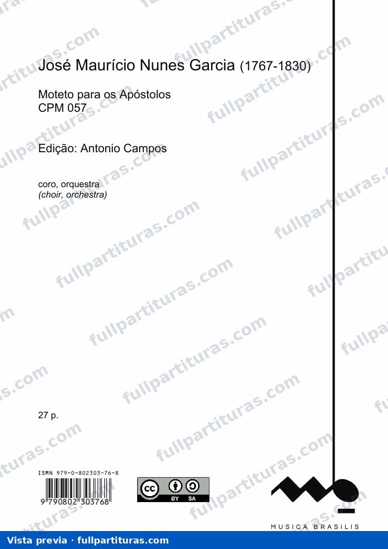 Moteto para os apóstolos — preview