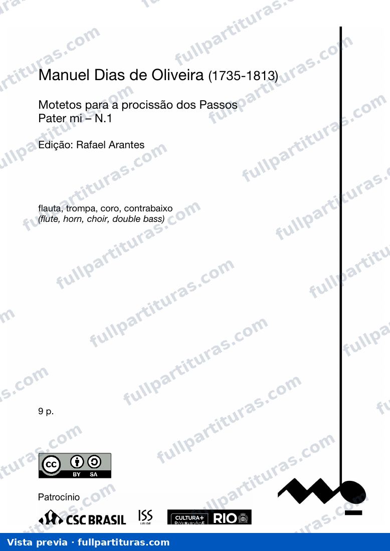 Motetos para a procissão dos Passos — preview