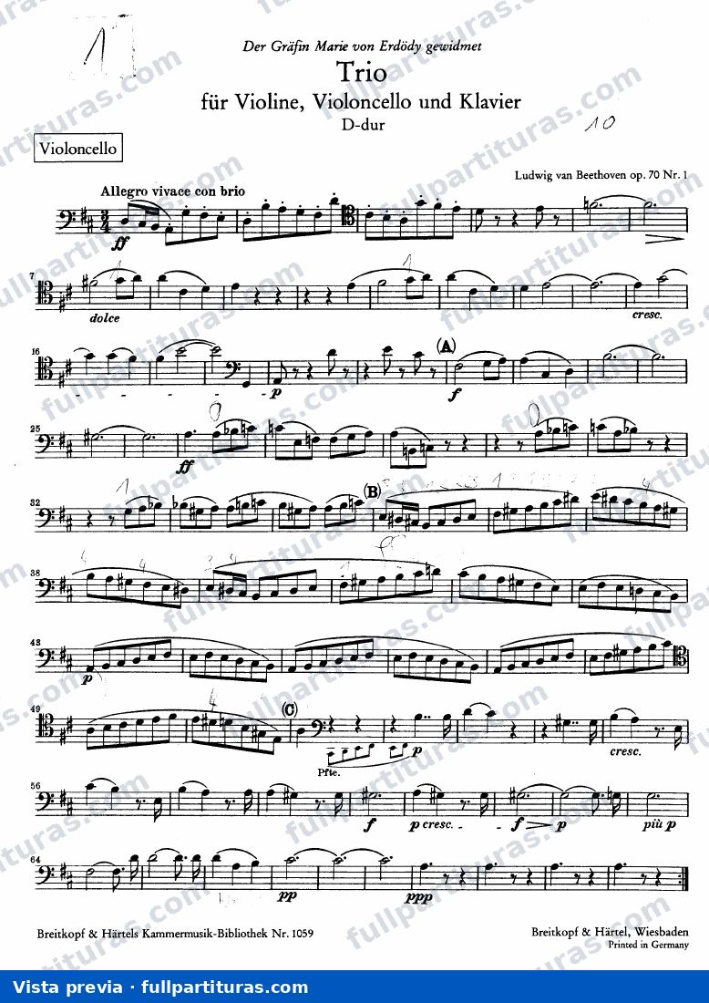 Parte del violoncello — preview