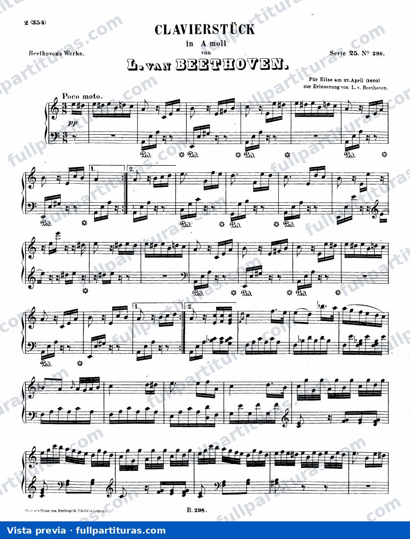 Für Elise, WoO 59 — preview