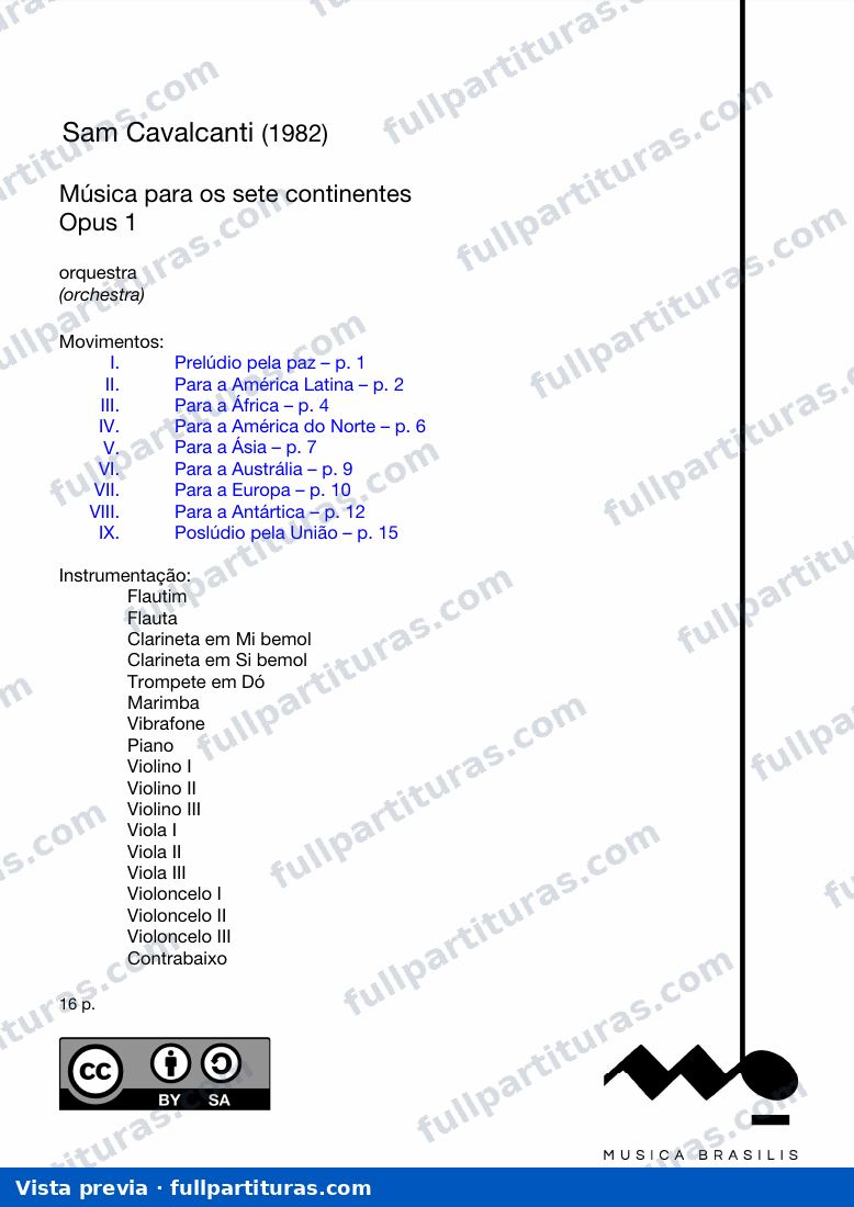 Música para os sete continentes — preview