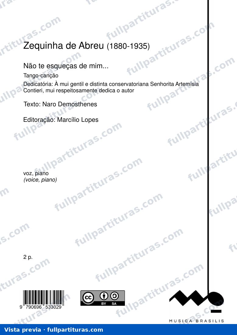Nao Te Esquecas De Mim — preview