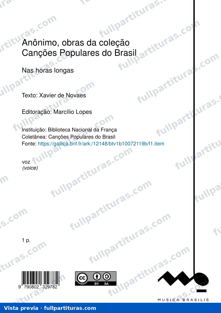 Nas horas longas, Anônimo — preview