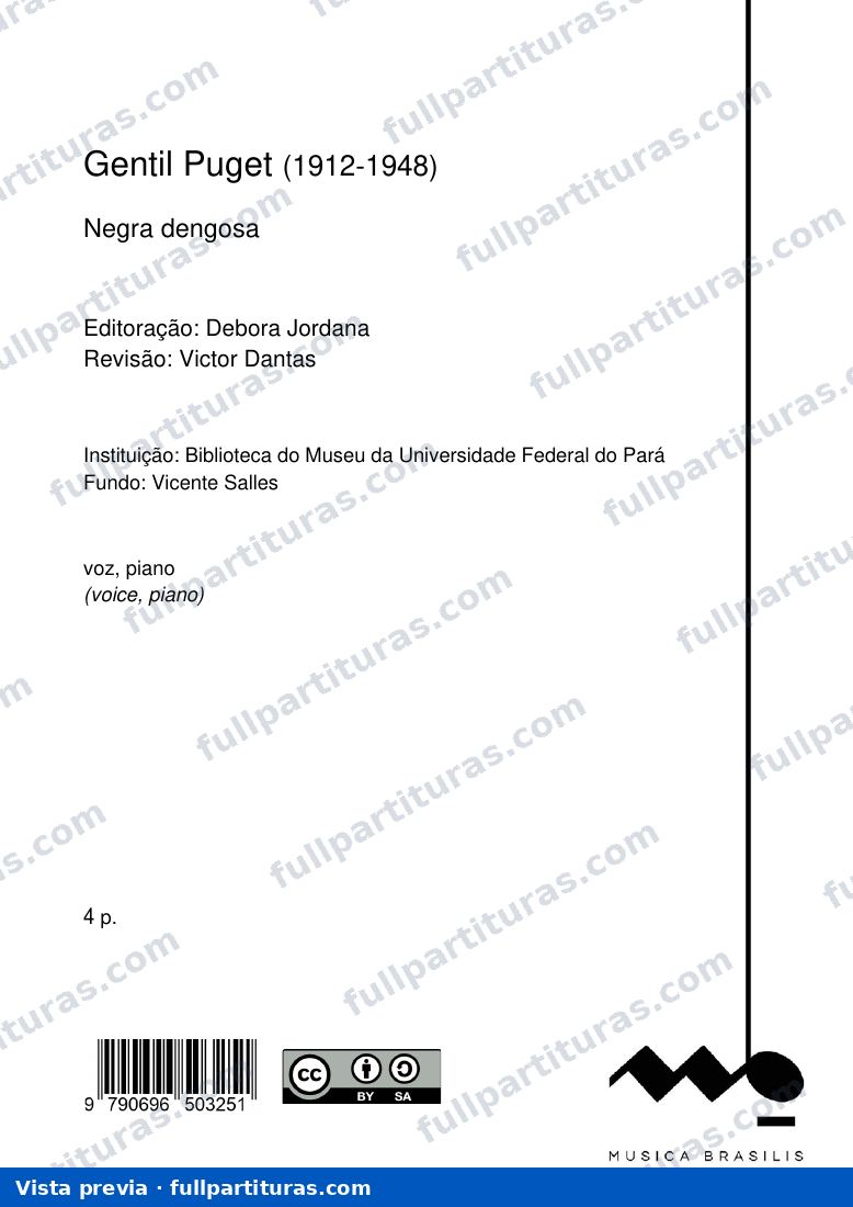 Negra dengosa — preview