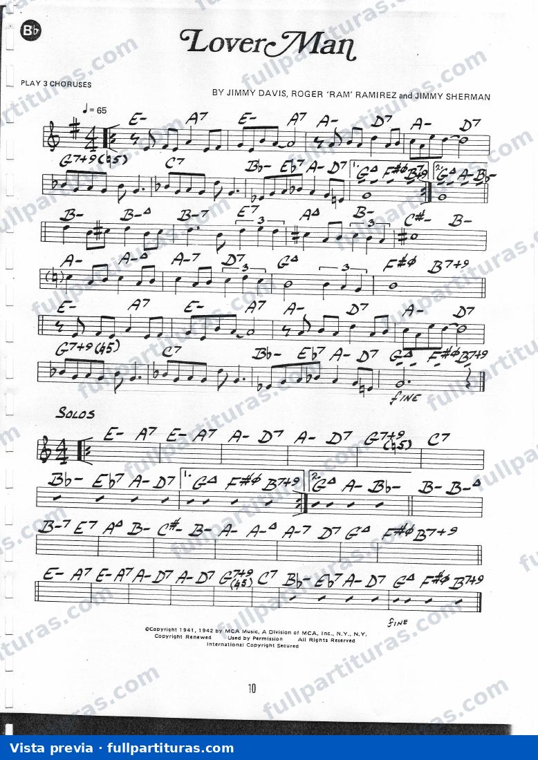 Ballads (Bb) - Sax — vista previa