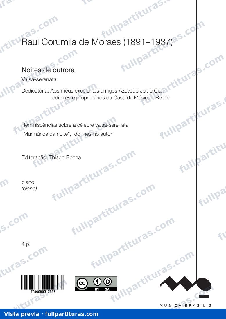 Noites De Outrora — vista previa