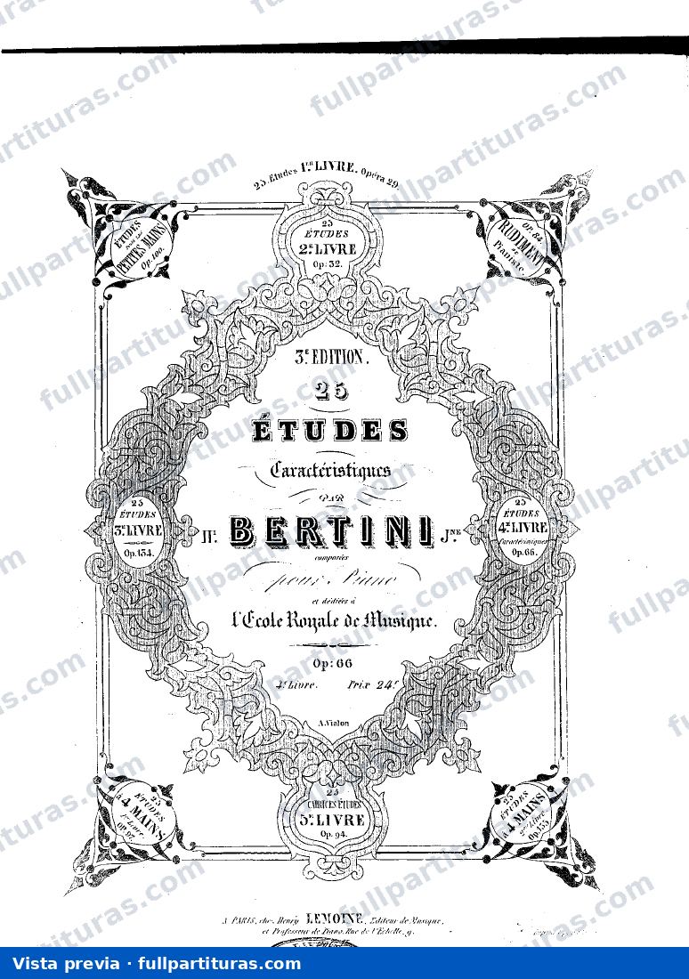 (LIBRO 2): 25 Etudes, Op.66 — preview