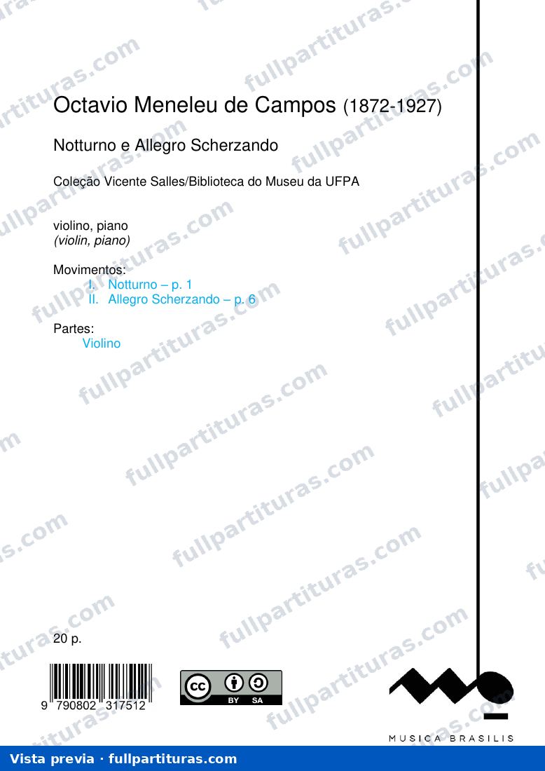 Notturno e Allegro Scherzando — preview
