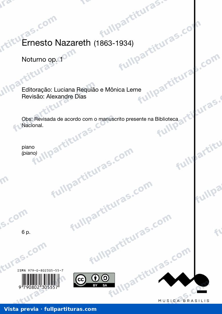 Noturno op. 1 — vista previa