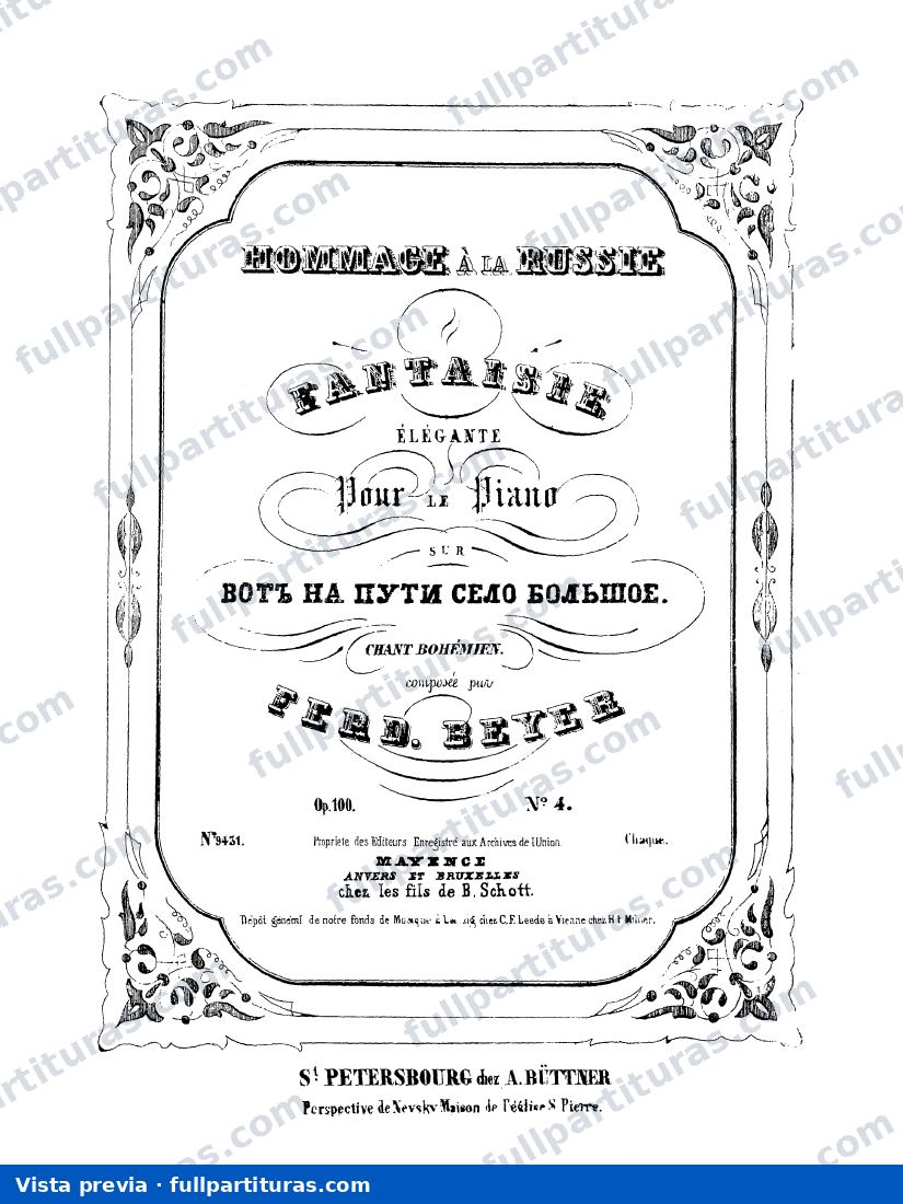 No.4: Chant bohÃ©mien. — vista previa