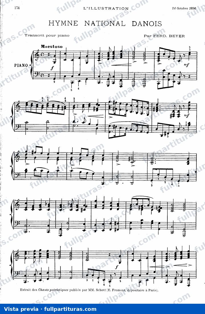 Hymne National Danois — preview