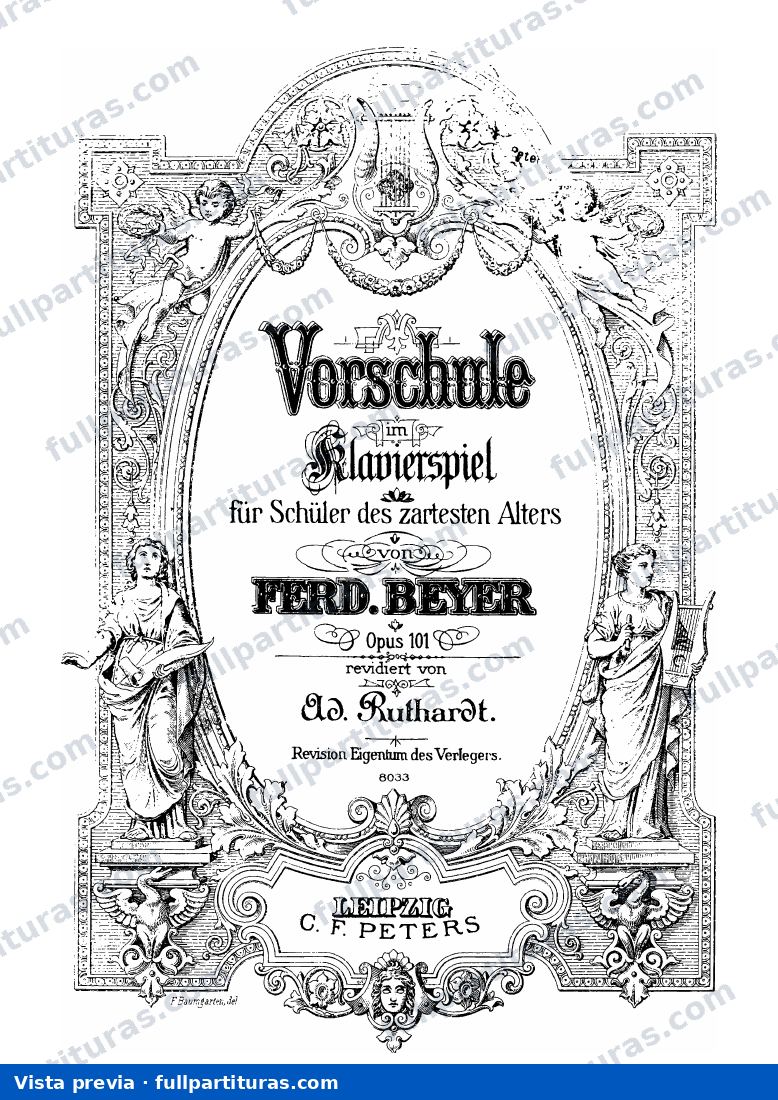 Vorschule im Klavierspiel, Op.101 — preview