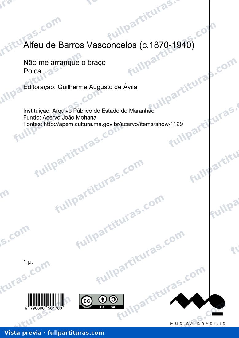 Não me arranque o braço — preview