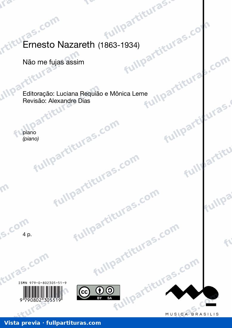 Não me fujas assim — preview