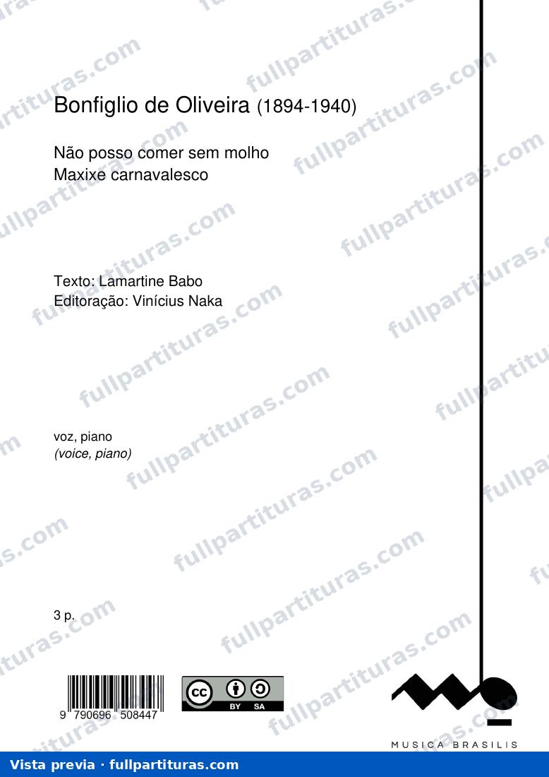 Não posso comer sem molho — preview