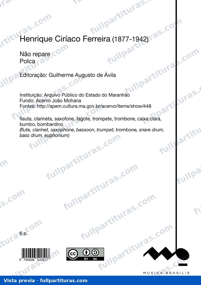 Não repare — preview