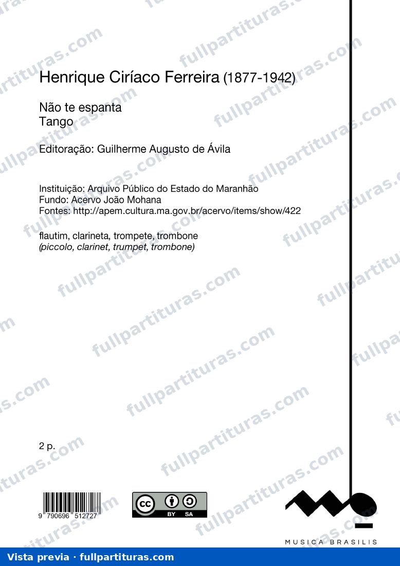 Não te espanta — preview