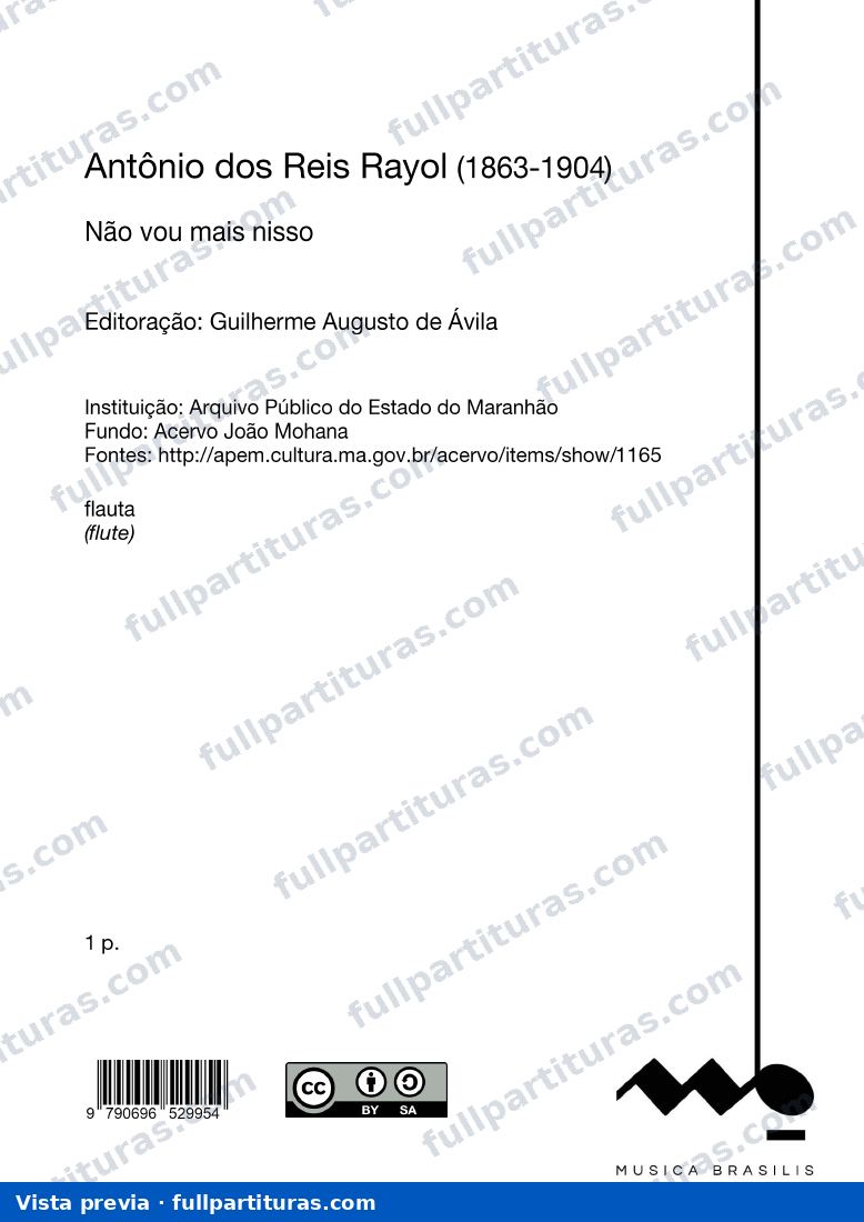 Não vou mais nisso — preview