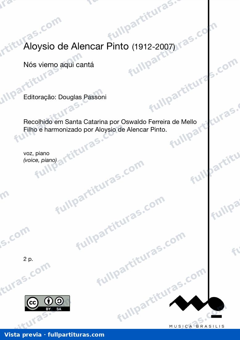 Nós viemo aqui cantá — preview
